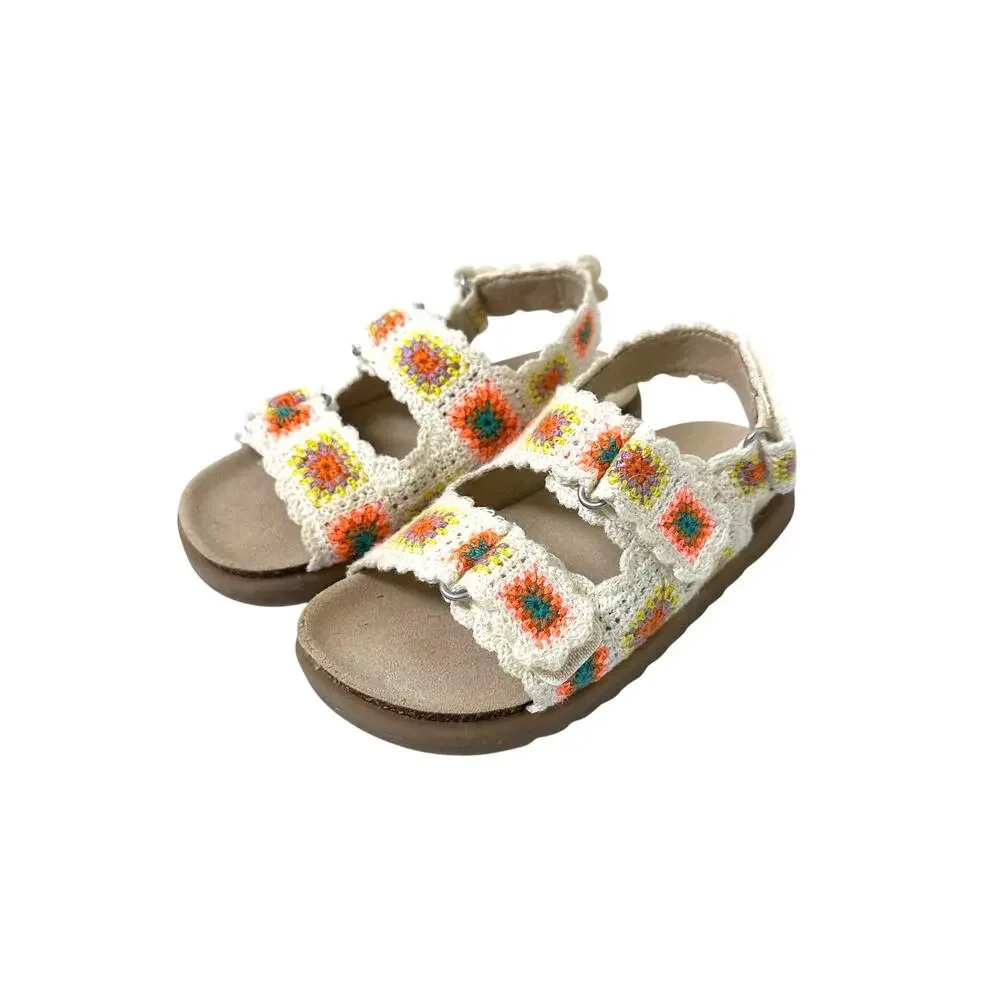 Zara Crocheted Sandals Girl’s Size US 10.5/ EU 27